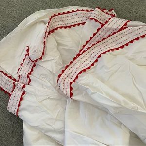 Set of TWO! Pottery Barn Kids Ric Rac Bed Skirts